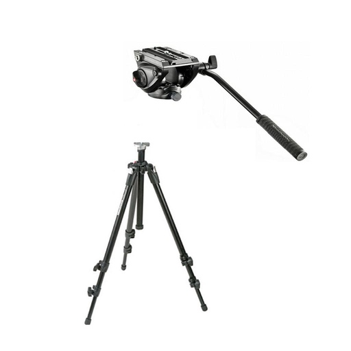 [Manfrotto] 055XPROB + testa 501HDV