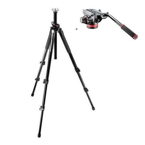 [Manfrotto] 055XPROB gambe + MVH502AH testa