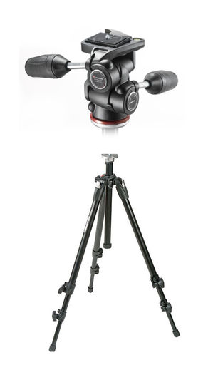 [Manfrotto] 055XBD + testa MH804-3W